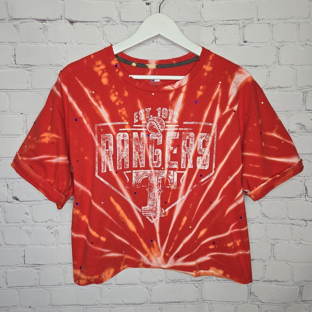 Texas Rangers Crop Top